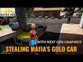 STEALING BIG MAFIA'S GOLD CAR WITH ULTRA REALISTIC GRAPHICS GTA 5 4K