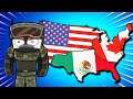 USA vs Canada vs Mexico - MILITARY WAR! (Minecraft)
