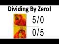 Why can you divide zero, but can't divide by zero?