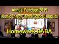 AECS 1 Jaduguda Annual Function 2019, Homework BABA