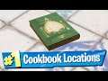 Collect Cookbooks from Pleasant Park and Craggy Cliffs Location - Fortnite