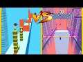 Cube Surfer Vs Roof Rails : Gameplay Walkthrough Part 1 - Level 1-9999 All Level (iOS, Android)