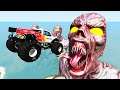 Demon Island - Destructive Jumping Cars - Beamng Drive | TrainWorld
