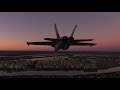 F-18 Interceptor Sunset Flight Krasnodar