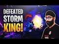 How a Newbie defeated the Mighty Storm King - Fortnite !