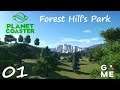 Planet Coaster - "Let's Build" | Forest Hill's Park | Episode #1 [The Entrance to the Forest]