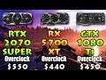 RTX 2070 SUPER OC vs RX 5700 XT OC vs GTX 1080 Ti OC | 1080p and 1440p PC Gaming Benchmark