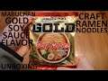 Unboxing Maruchan Gold Soy Sauce Flavor Craft Ramen Noodles Packet
