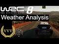 WRC 8 - Weather Analysis