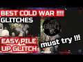 COLD WAR Zombies BEST Working glitch !!!! CRAZY Pile Up