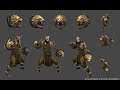 Diablo III Monk - Lion's Claw (Dual) - Leather Set Complete