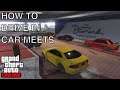 How To Drive In Car Meets  in GTA 5  Online | ROLEPLAY|  PS4