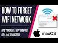 How to Forget a WiFi Network on a Mac or MacBook