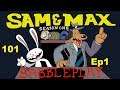 Sam & Max : (101) Culture Shock Babbleplay part 1 - Thieving Rats and Suspicious Little People