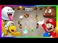 Super Mario Party Minigames #235 Boo vs Hammer bro vs Goomba vs Mario