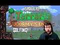 Terraria Journey's End Spoiler Reaction:  Golfing in Terraria!
