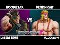 HoodieTar (Ed) vs PenKnight (Alex) | SFV Losers Semis | Synthwave X #6