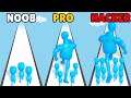 NOOB vs PRO vs HACKER in Strong Crowd