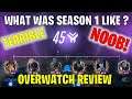 Overwatch - What Was Season 1 Like - Reacting to my NOOB games