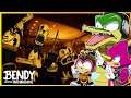 AVOIDING THE BUTCHER GANG! - Team Chaotix Play Bendy and the Ink Machine (Part 6)