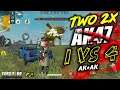 Solo vs Squad || Double Ak47 Challenge 😲|| Romeo Gamer..!!