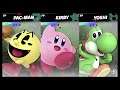 Super Smash Bros Ultimate Amiibo Fights  – Request #18808 Pac Man vs Kirby vs Yoshi