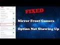 FIX: "Mirror Front Camera" Option Not Showing Up In Camera Settings on iPhone in iOS 14