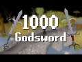 OSRS - 1000 Godsword Hits Analysis
