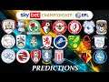 Predicting the 2020/21 EFL Championship table
