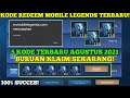 UPDATE! 5 KODE REDEEM ML HARI INI AGUSTUS 2021 | NEW CODE REDEEM PREMIUM SKIN FRAGMENT MOBILE LEGEND