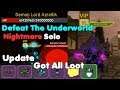Defeat The Underworld Nightmare Solo New Map! Got All New Loot! 12 Million Damage! - Dungeon Quest