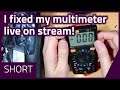 Got a stuck segment on your multimeter? I fixed mine whilst live on stream!