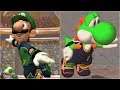 Super Mario Strikers - Luigi vs Yoshi - GameCube Gameplay (4K60fps)