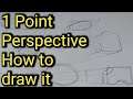 1 Point Perspective - Learn How To Draw It
