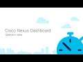 Cisco Nexus Dashboard: Operator View Introduction