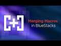How to merge macros in BlueStacks