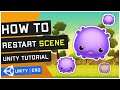 How To Make Unity Restart Scene Button Function Unity3D