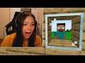 I Spawned HEROBRINE while this GIRL was LIVE STREAMING...