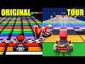 Mario Kart Tour - All Retro Tracks Comparison (Mobile vs Original)