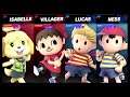 Super Smash Bros Ultimate Amiibo Fights – Request #17881 Isabelle & Villager vs Lucas & Ness