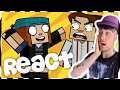 Minecraft Story Mode (Funny Animation) Part 9 | REACT