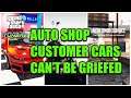 GTA 5 Online Auto Shop Customer Cars Can't Be Griefed