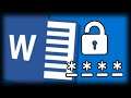 How To Password Protect A Microsoft Word Document