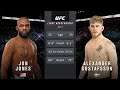 Jon Jones Vs. Alexander Gustafsson : UFC 4 Gameplay (Legendary Difficulty) (AI Vs AI) (Xbox One)