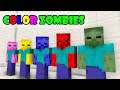 Monster School : Zombie Colors - minecraft animation