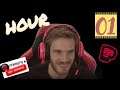 [1st Hour] PewDiePie 12 Hour Livestream Playing  Minecraft on DLive