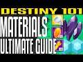 Destiny 2 MATERIALS ULTIMATE GUIDE - Where to Farm All Materials Locations