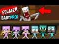 PRO-BABY ( ESCAPE IN SCP TEMPLE ) - MONSTER SCHOOL BECAME BABY PRO  - MINECRAFT ANIMATION
