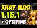 XRAY MOD 1.16.1 minecraft - how to download install x ray 1.16.1 with Optifine (on Windows)
