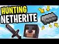 FASTEST NETHERITE MINING WORKED BUT GOT SCARY - Minecraft Survival Bedrock